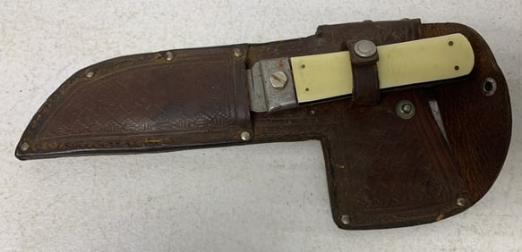 Keenwell Mfg. Co. combo knife/hatchet w/sheath