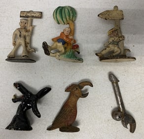 6 metal bottle openers