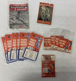 baseball & football ephemera lot