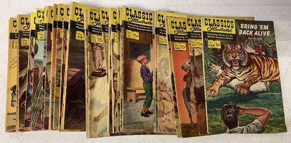 40 Classics Illustrated & Classics Illus. Jr. comi
