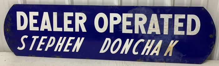 Dealer Operated Stephen Donchak sign