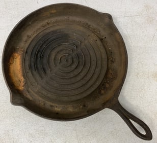 Favorite Piqua Ware broiler skillet