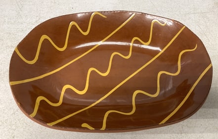 L. Breininger redware bowl