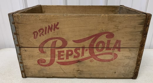 Pepsi-Cola wood crate