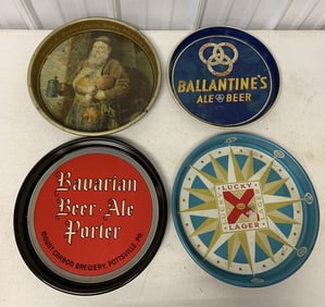 4 beer trays including Bavarian Beer