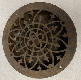 cast iron floor grate