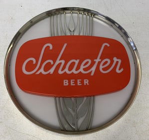 part of Schaeffer Beer advertising display piece