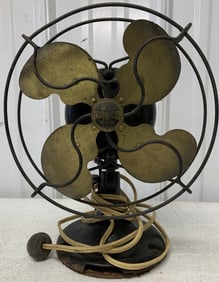 Emerson Jr. cast iron and brass fan