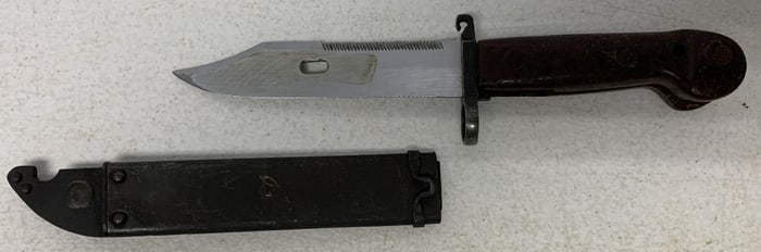 AK47 bayonet in sheath