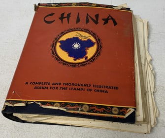 stamps of China album