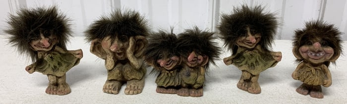 5 NyForm Norwegian troll figures