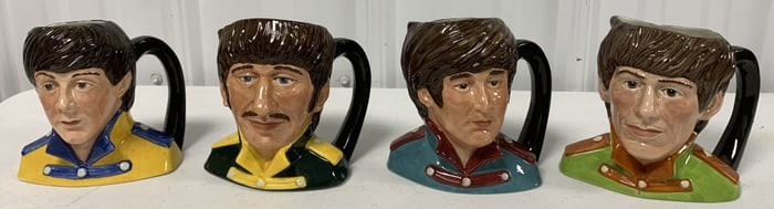 Royal Doulton The Beatles character Toby mugs