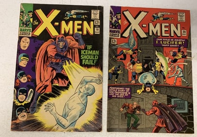 X-Men comics No. 18 and No. 20