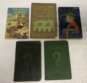5 Boy Scout manuals