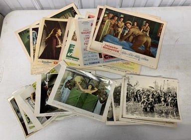 lot of movie posters and stills