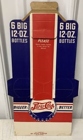 Pepsi-Cola cardboard 6-pack holder- unused