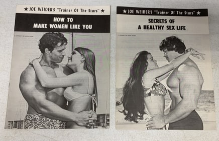2 Joe Weider pamphlets w/ Schwarzenegger