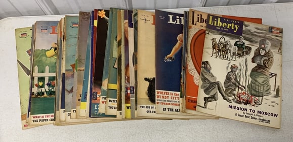 35+ 1940's Liberty magazines
