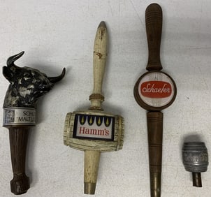 4 beer taps