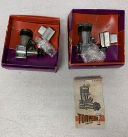 2 K&B Torpedo engines in boxes
