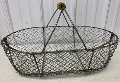 galvanized mesh basket