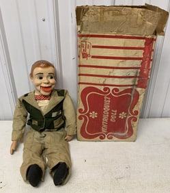 Jerry Mahoney Ventriloquist doll w/box
