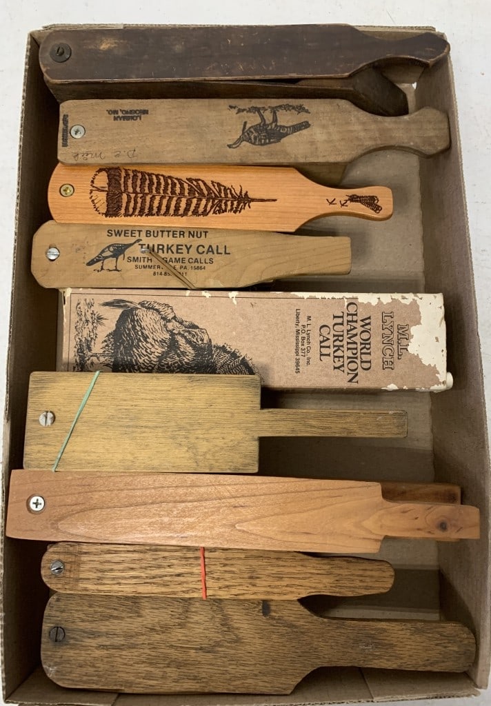 9 assorted turkey calls (1 of 3)