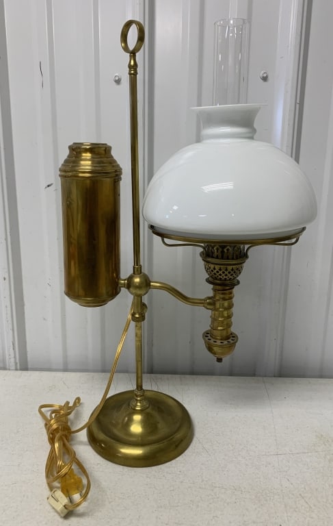 electrified brass students lamp (1 of 6)