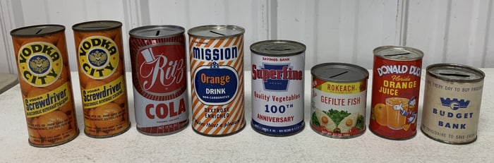 8 advertising can banks