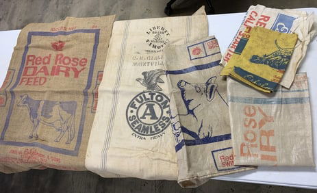 6 seed and feed bags