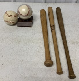 Tim McCarver & Bucky Dent signed baseballs