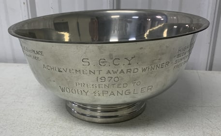 S.C.C.Y 1970 Achievement Award Winner trophy