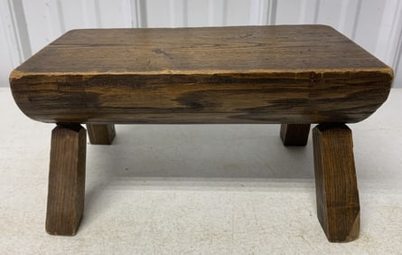 small wooden foot stool