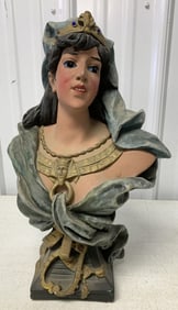 plaster female bust
