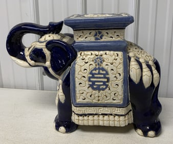 ceramic elephant plant stand