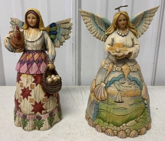 2 Heartwood Creek Jim Shore angels