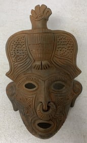 small Costa Rican clay mask