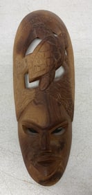 Madagascar wooden mask