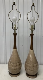 pair of table lamps