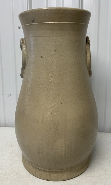 stoneware urn or umbrella holder (1 of 6)