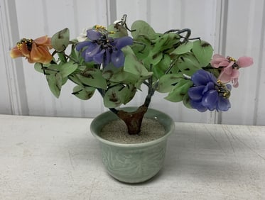 Chinese glass flowering plant