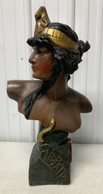plaster Cleopatre bust