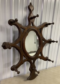 hall mirror/hat rack