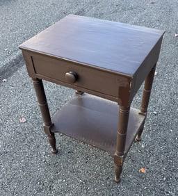 Painted Softwood one drawer washstand