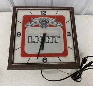 Budweiser Light clock