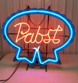 Pabst neon sign