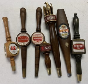 7 beer tap handles