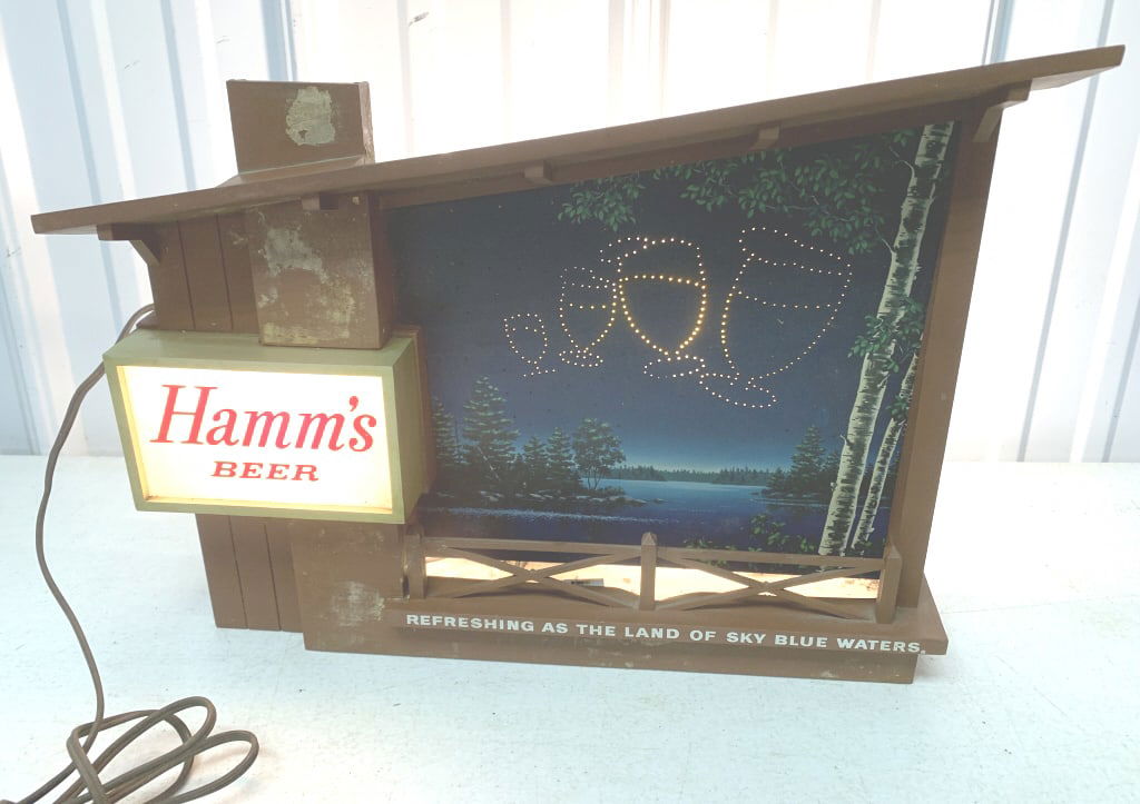 Hamm's Beer light up sign (1 of 8)