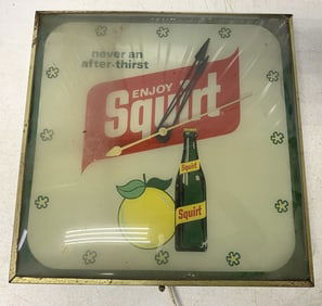 Enjoy Squirt lighted clock