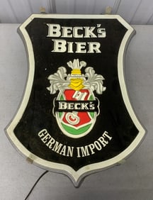 Beck's Bier lighted sign